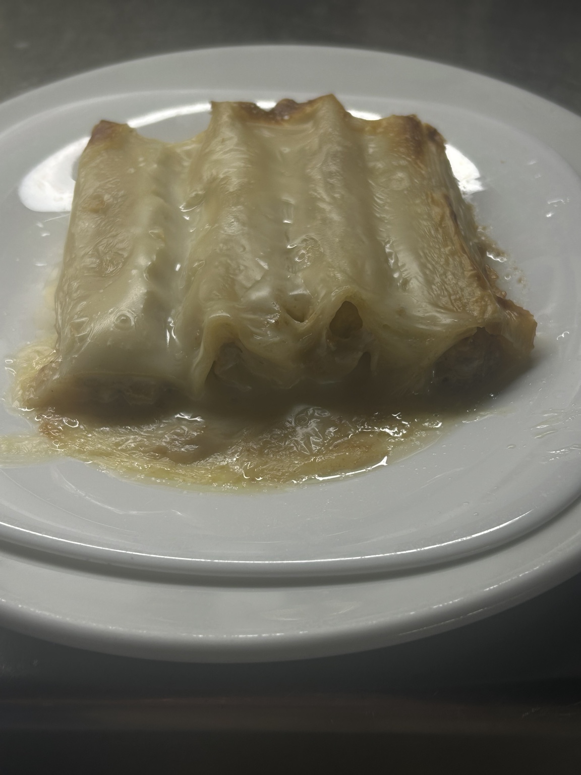 Canelones caseros gratinados